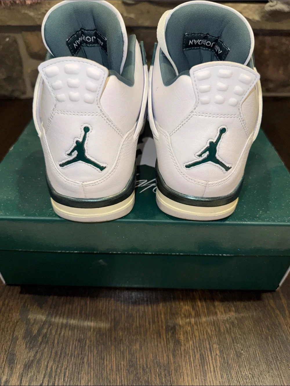 Air Jordan 4 Retro 'Oxidized Green' Sz Men 8.5/Women 10